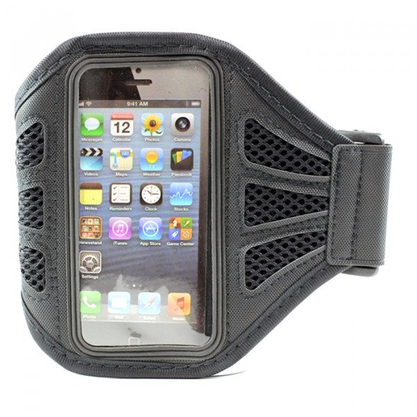 Wholesale iPhone 5S 5C 5 Mesh Armband (Black)